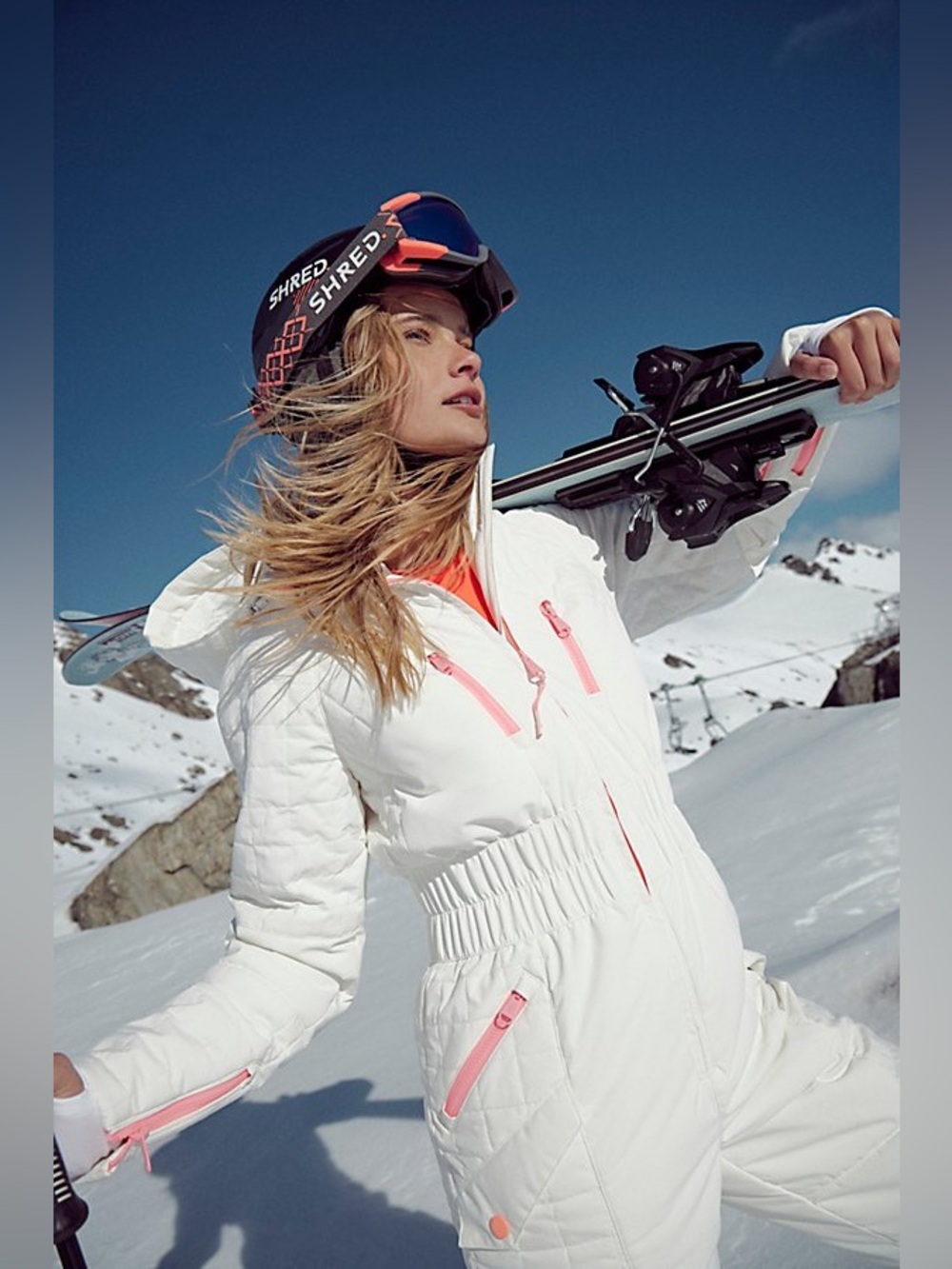 Free People All Prepped Ski Onesie Size L NWT